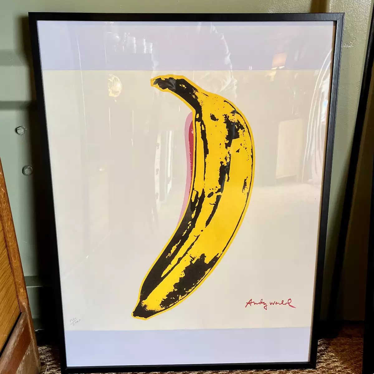 Lithographie Banane Andy Warhol