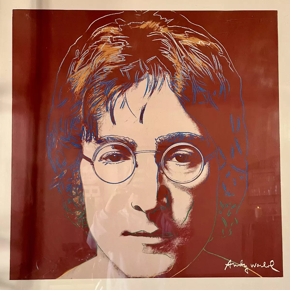 Lithographie Andy Warhol « John Lennon »