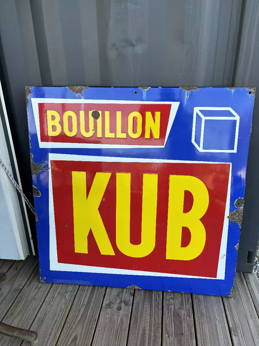 Plaque émaillée kub