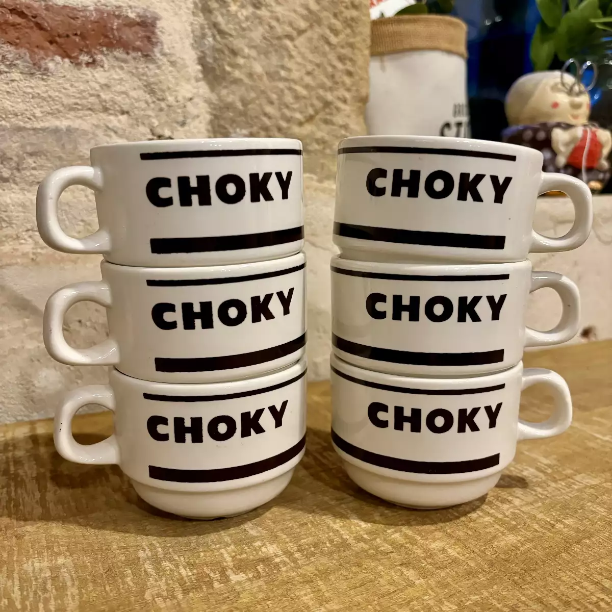 Bel ensemble de 6 tasses Choky