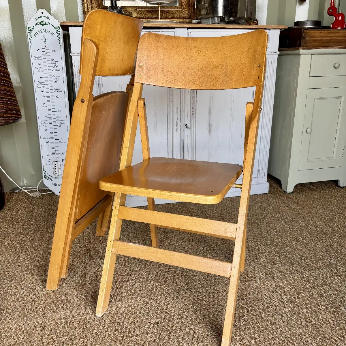 Chaises pliantes vintage