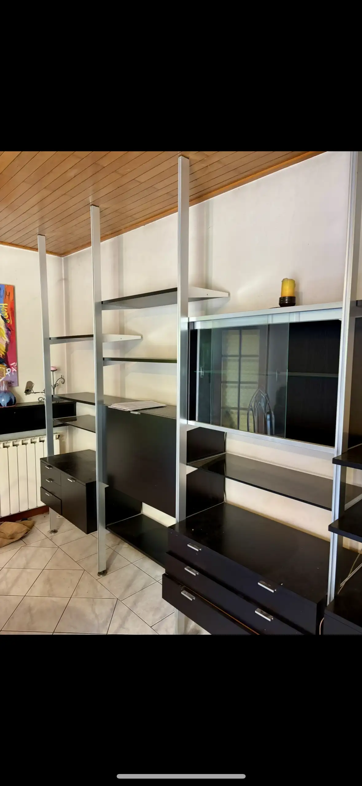 Bibliothèque vintage années 70 Georges Nelson pour Mobilier International