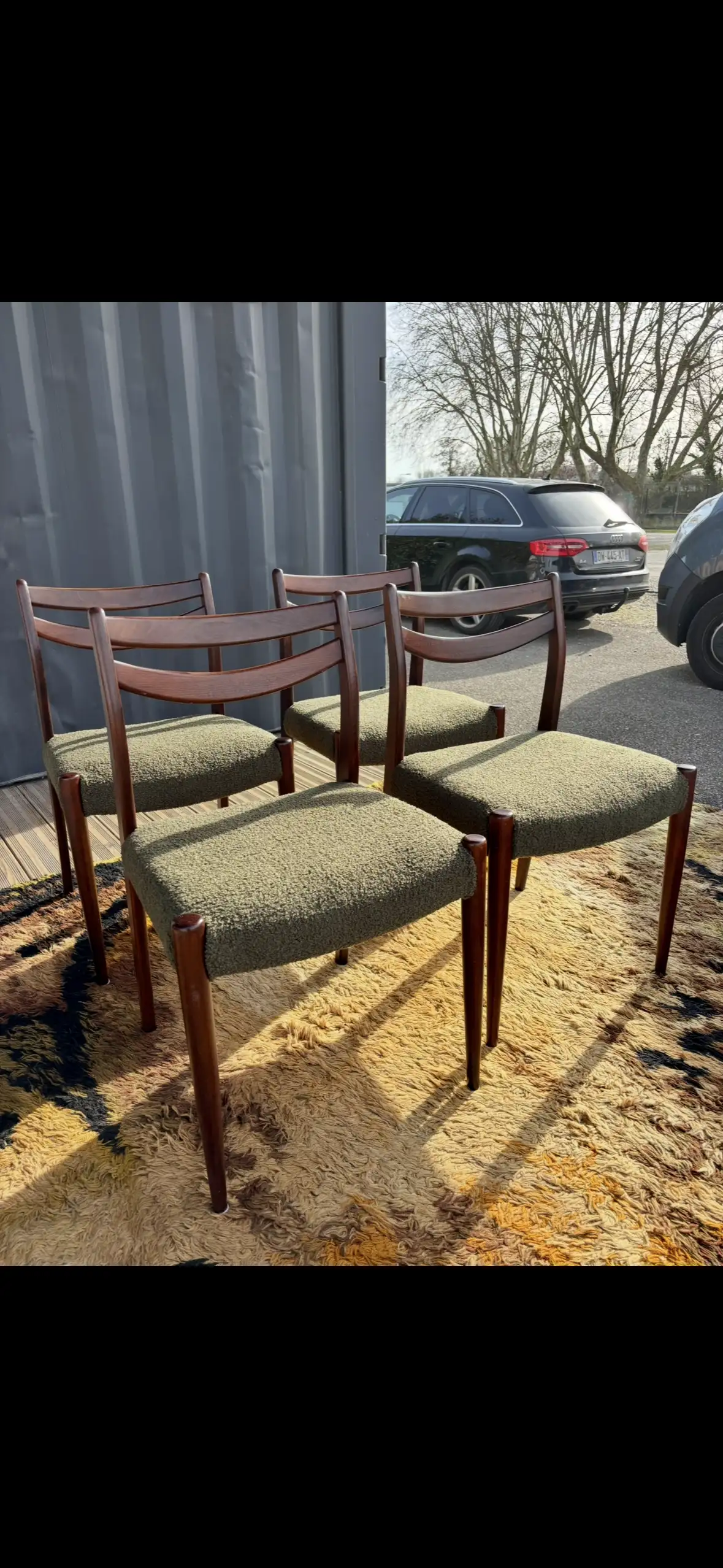 Ensemble de 4 chaises scandinaves