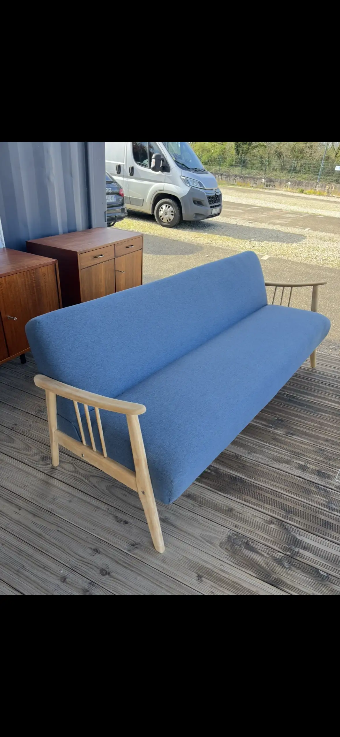 Banquette scandinave vintage