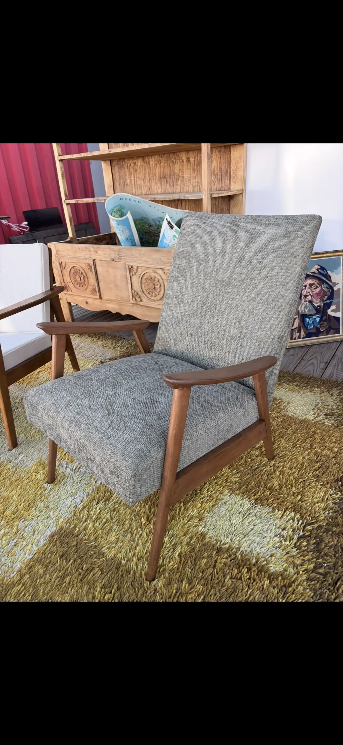 Fauteuil scandinave vintage