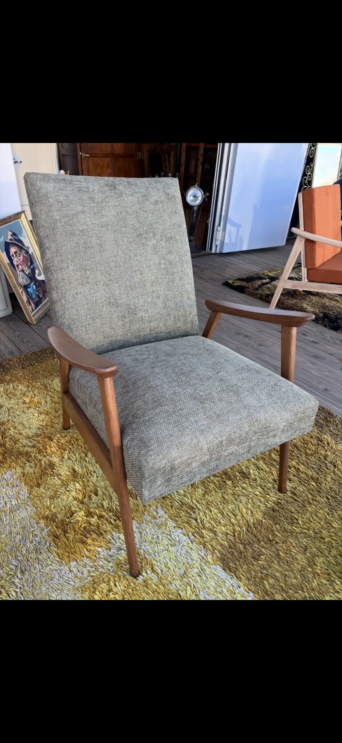 Fauteuil scandinave vintage