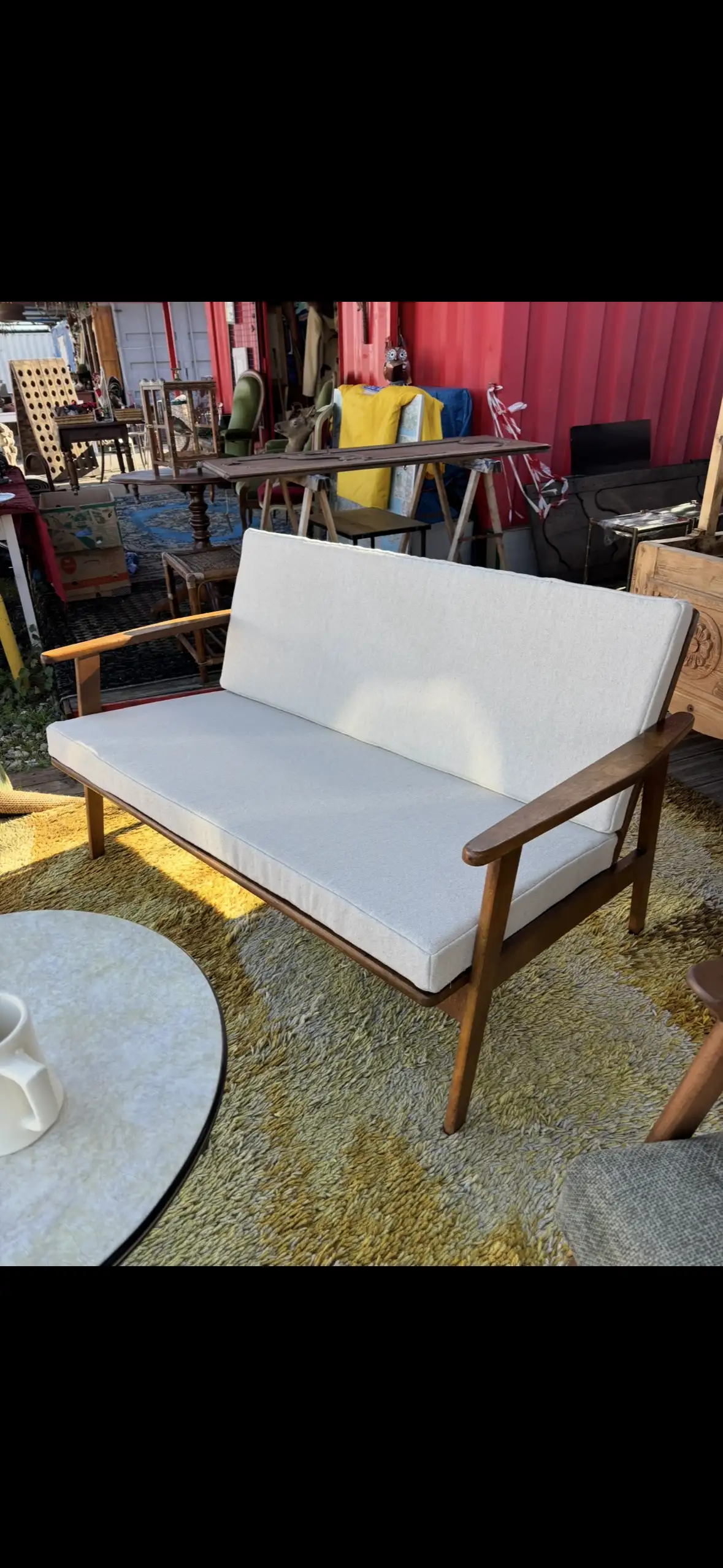 Banquette scandinave vintage