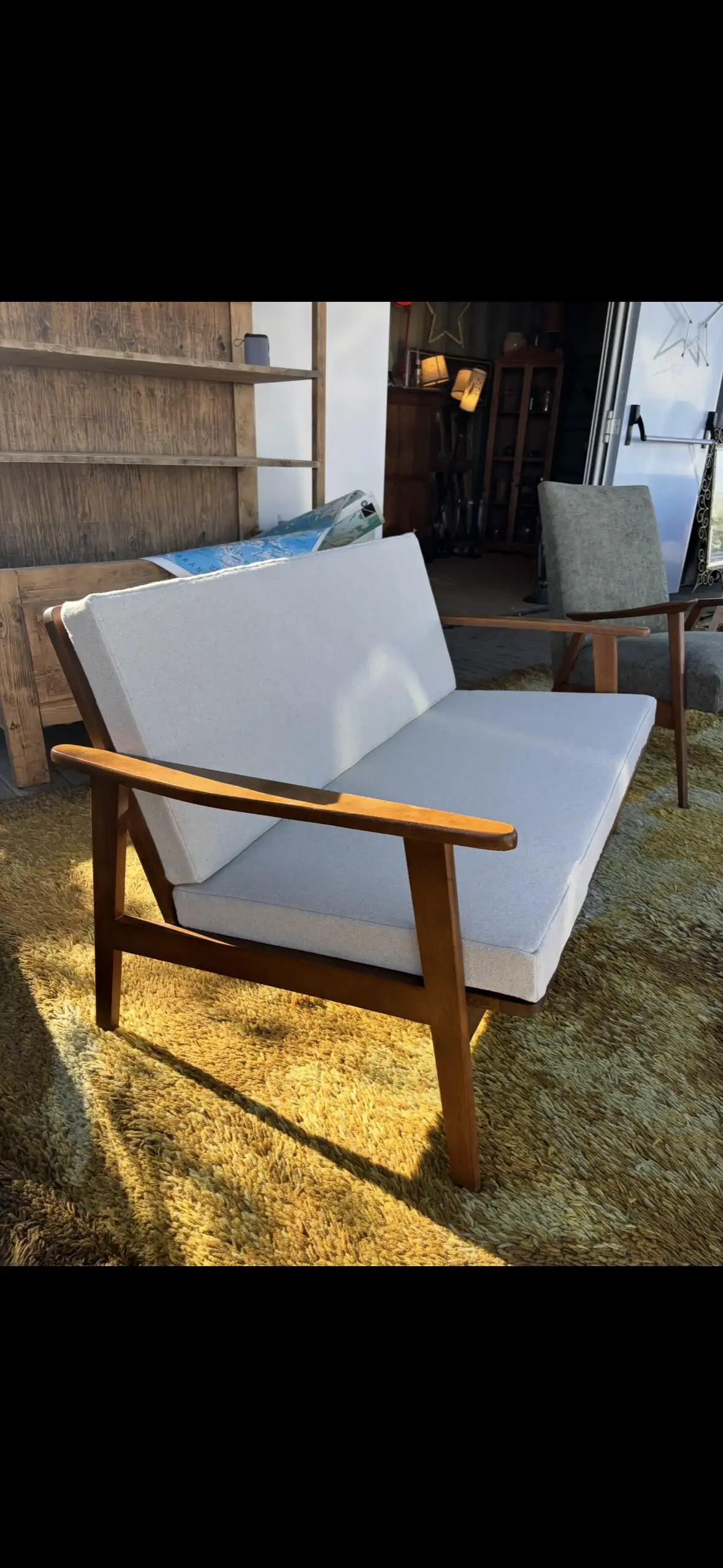 Banquette scandinave vintage