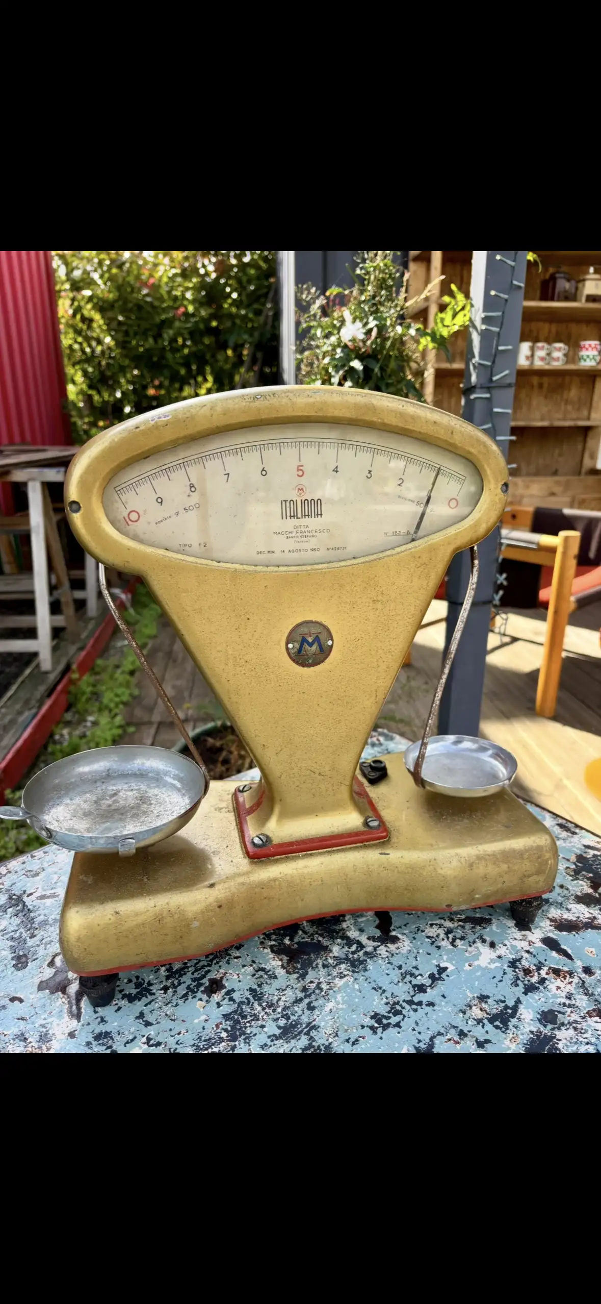 Ancienne balance de bijouterie