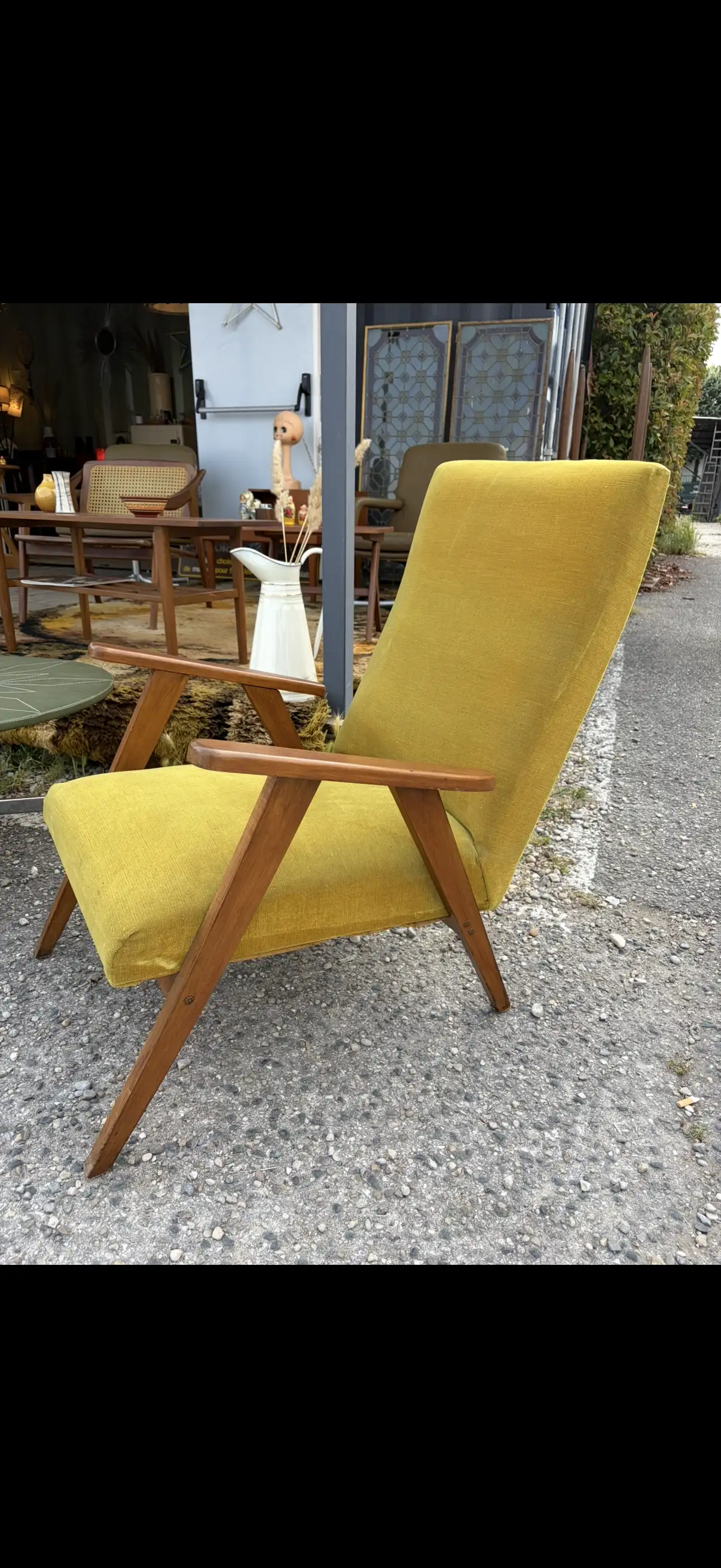 Fauteuil scandinave vintage
