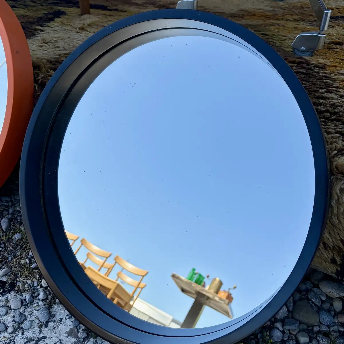 Miroir vintage noir